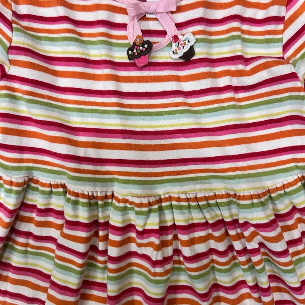 Gymboree Multicolor Striped Casual Dress - Picture 3 of 3